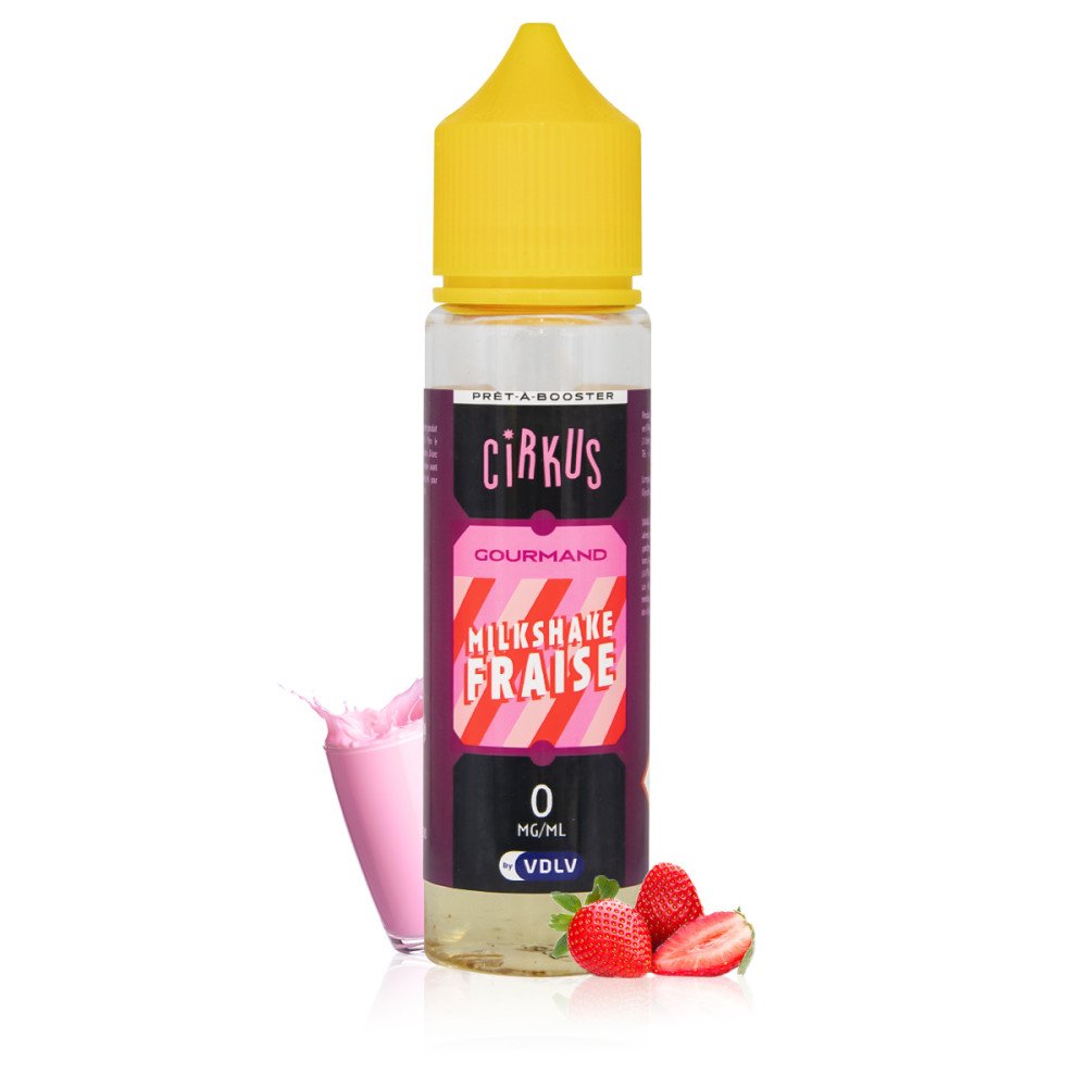 E-liquide Milkshake Fraise 50ml - Cirkus