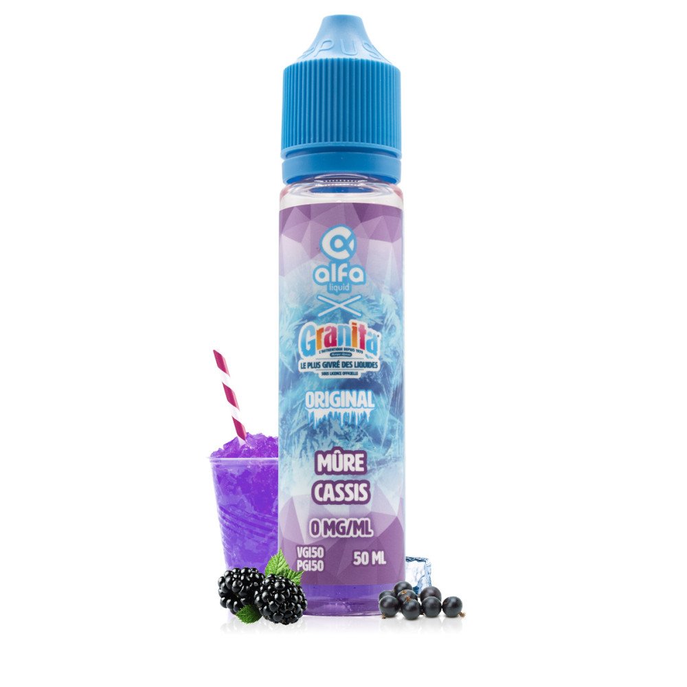 E-liquide Mûre Cassis 50ml Granita - Alfaliquid