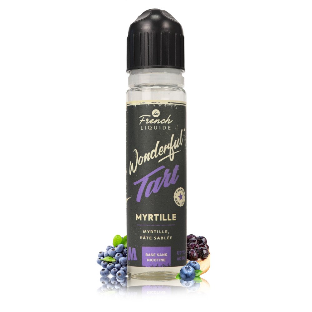 E-liquide Myrtille 50ml Wonderful Tart - Le French Liquide