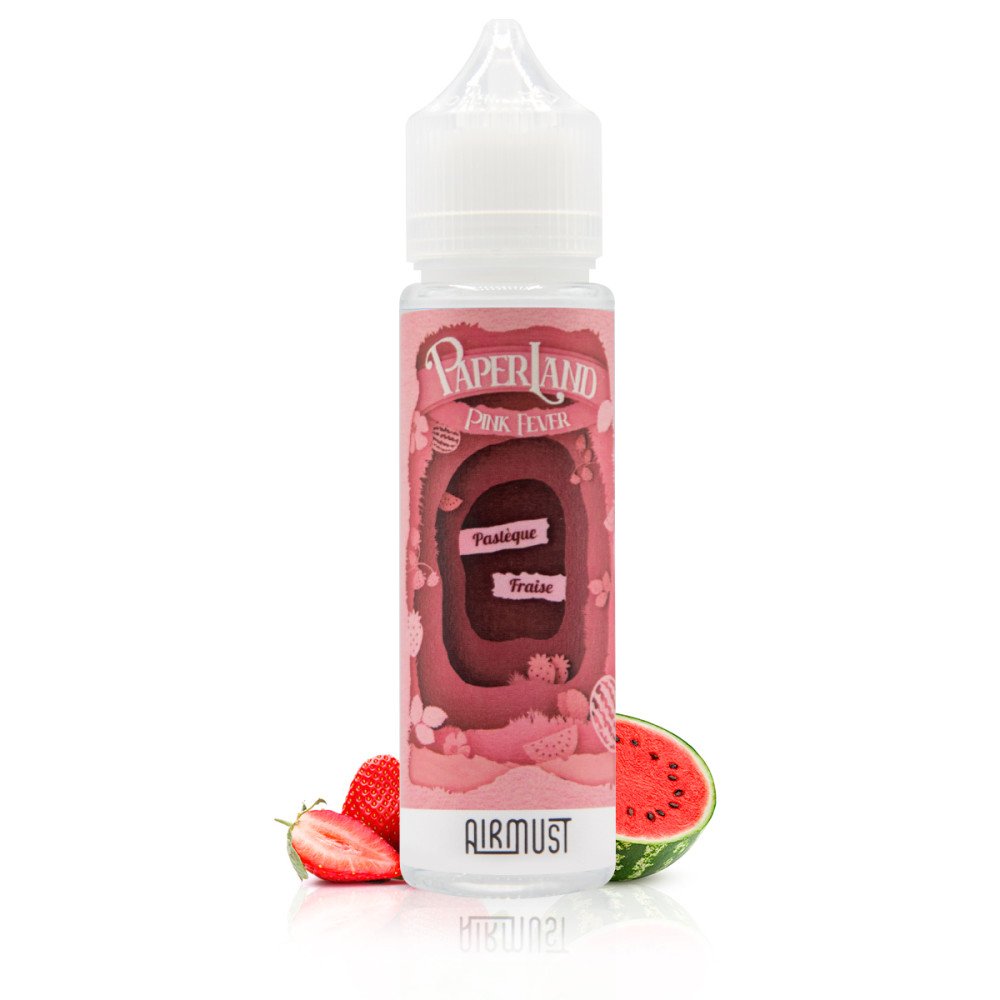 E-liquide Pink Fever 60ml Paperland - Airmust