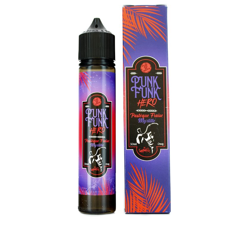 E-liquide Pastèque Fraise Myrtille 50ml - Punk Funk Hero