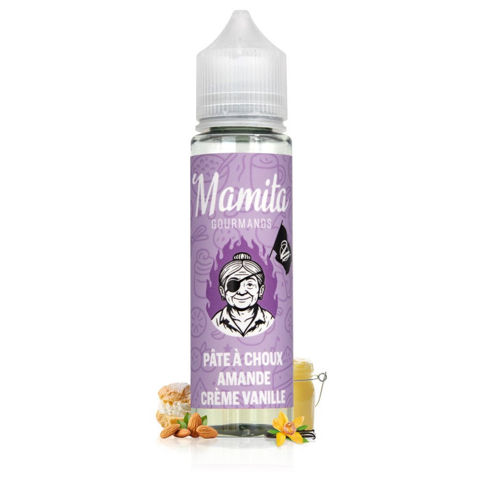 E-liquide Pâte à Choux Amandes Crème Vanillée 50ml Mamita - Biarritz Lab