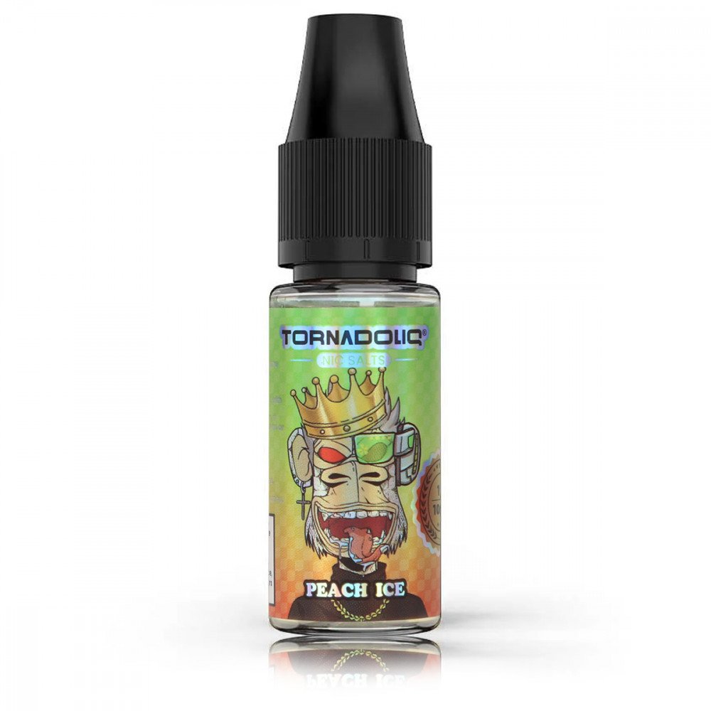 E-liquide Peach Ice 10ml Sel de Nicotine - Tornado