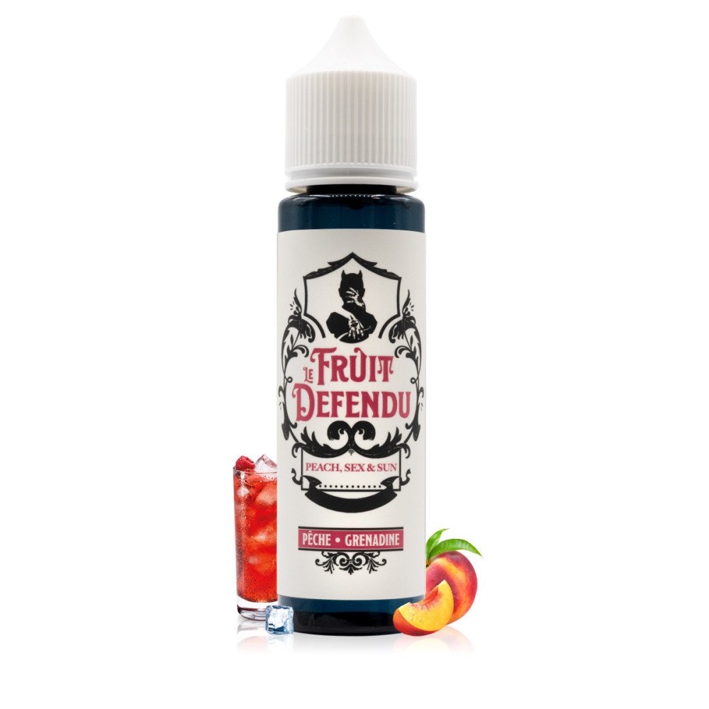E-liquide Peach Sex & Sun 50ml Le Fruit Défendu - Biarritz Lab