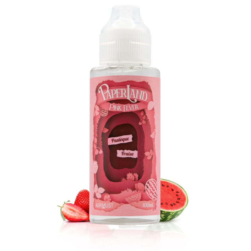E-liquide Pink Fever 100ml Paperland - Airmust