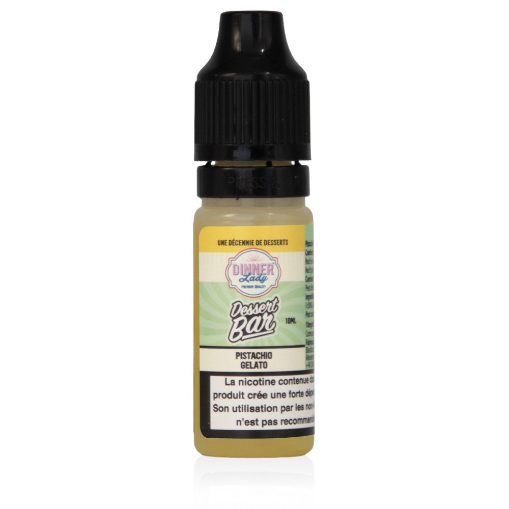 E-liquide Pistachio Gelato Sel de Nicotine Dessert Bar - Dinner Lady