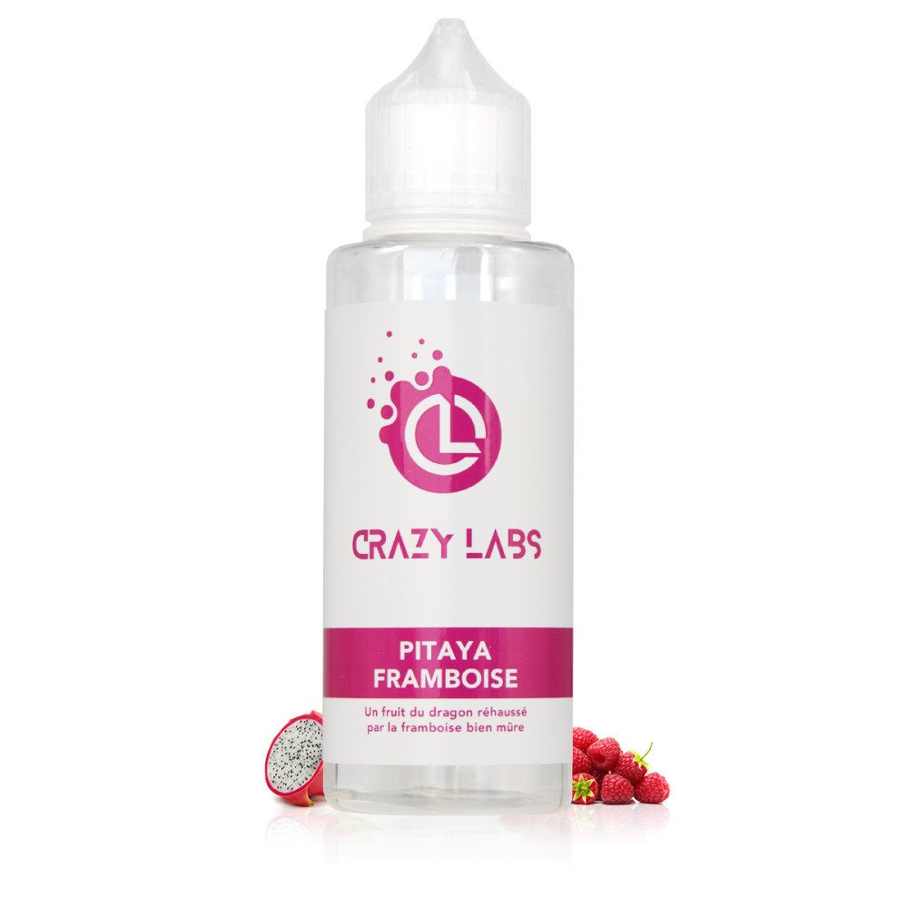 E-liquide Pitaya Framboise 100ml - Crazy Labs