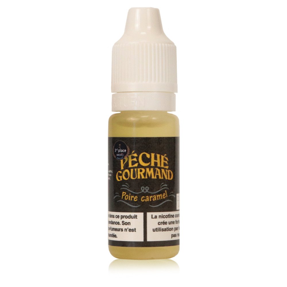 E-liquide Poire Caramel Sel de Nicotine Péché Gourmand - O'Jlab