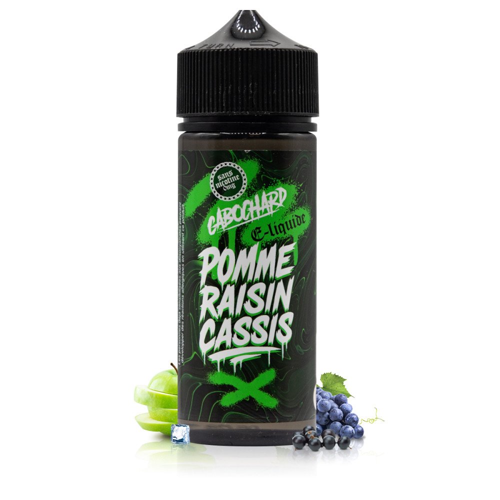 E-liquide Pomme Raisin Cassis 100ml - Cabochard