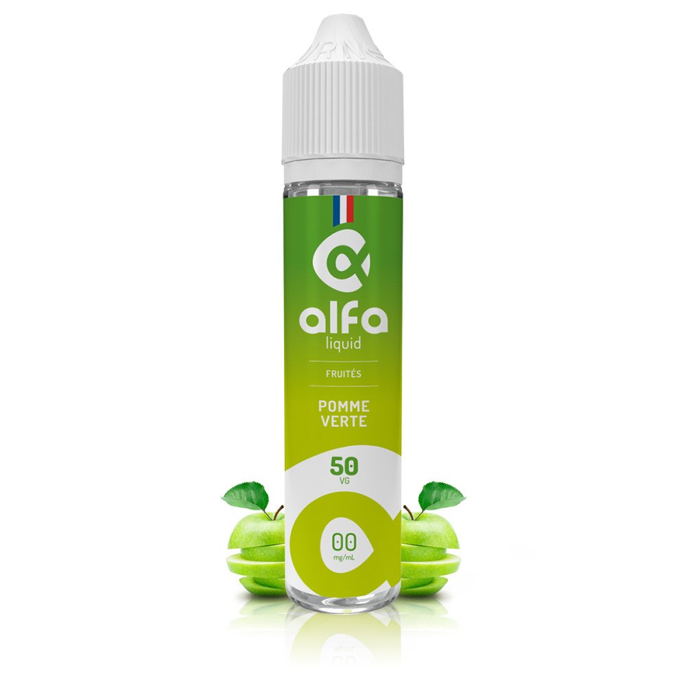 E-liquide Pomme Verte 50ml - Alfaliquid