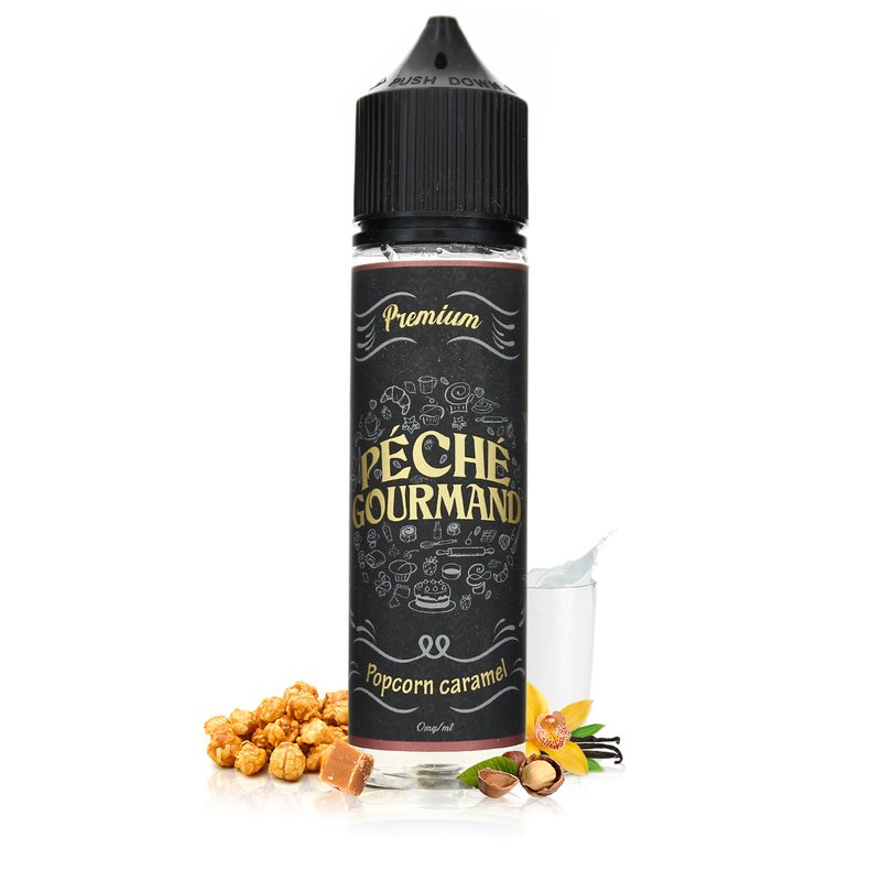 E-liquide Popcorn Caramel Péché Gourmand 50ml - O'Jlab