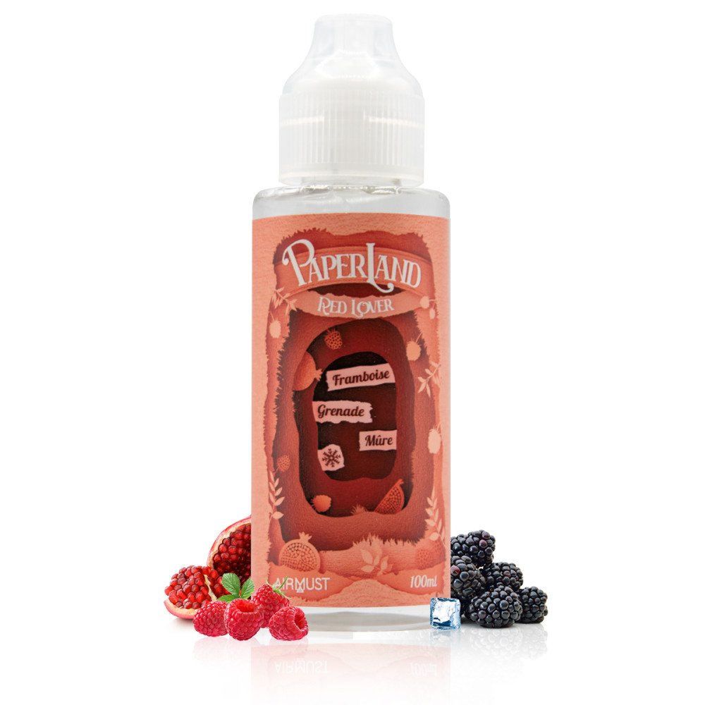 E-liquide Red Lover 100ml Paperland - Airmust