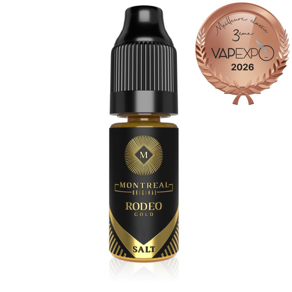 E-liquide Rodeo Gold Sel de Nicotine - Montreal Original