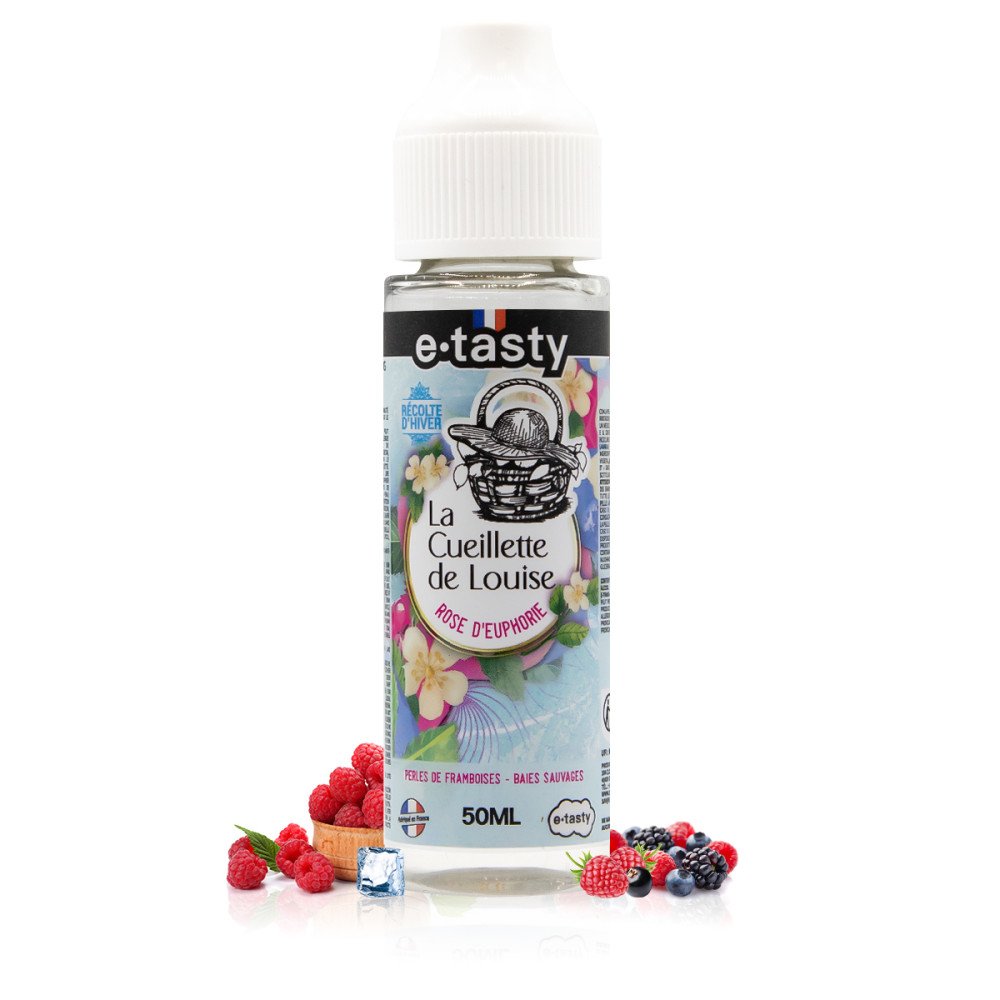 E-liquide Rose d'Euphorie Frais 50ml La Cueillette de Louise - E.Tasty