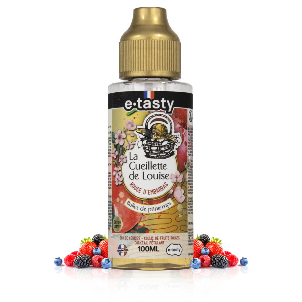 E-liquide Rouge d'Embarras Bulle de Printemps Edition Limitée 100ml La Cueillette de Louise - E.Tasty