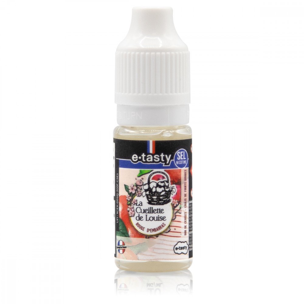 E-liquide Rouge d'Embarras Sel de Nicotine 10ml La Cueillette de Louise - E.Tasty