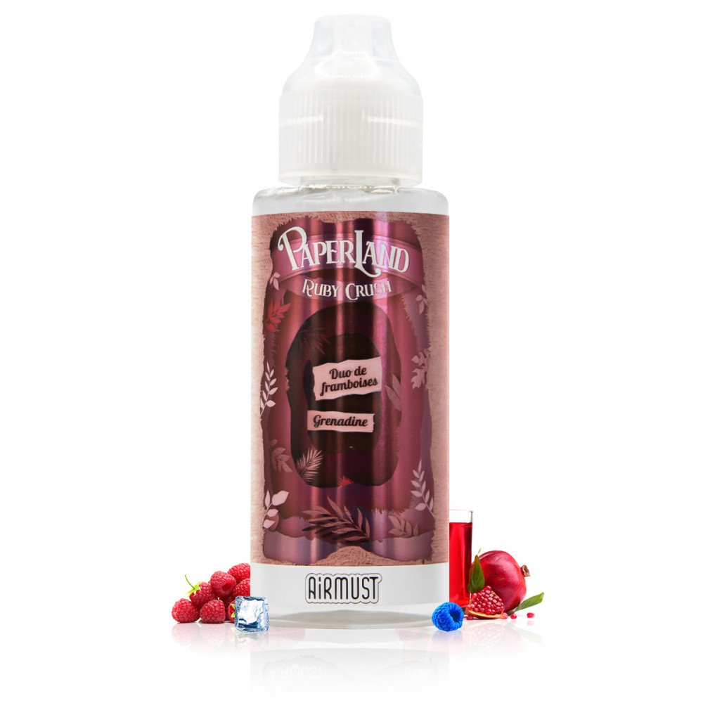 E-liquide Ruby Crush 100ml Paperland - Airmust