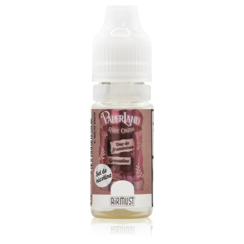 E-liquide Ruby Crush Sel de Nicotine Paperland - Airmust