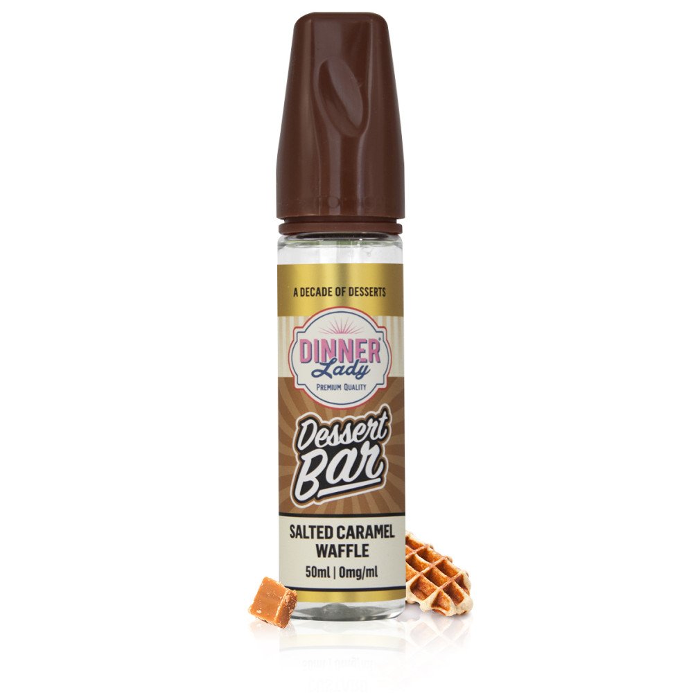 E-liquide Salted Caramel Waffle 50ml Dessert Bar - Dinner Lady