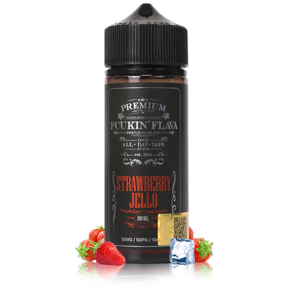 E-liquide Strawberry Jello 100ml - Fcukin Flava