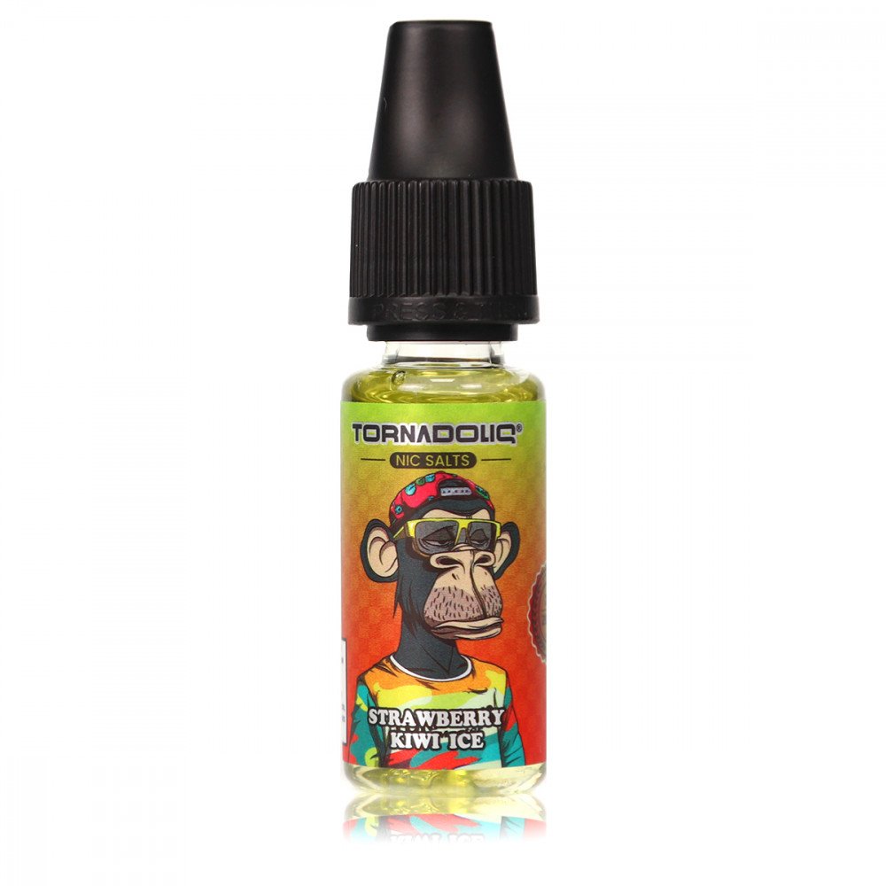 E-liquide Strawberry Kiwi Ice 10ml Sel de Nicotine - Tornado