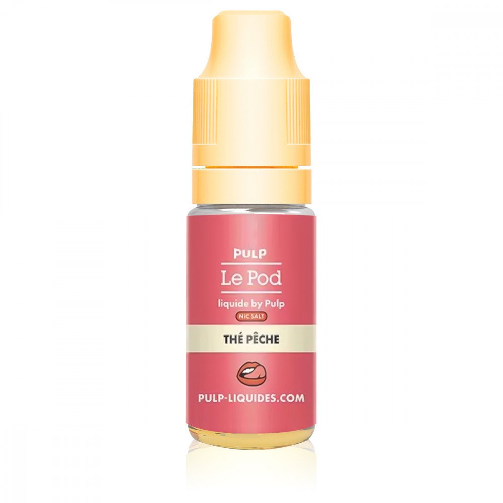 E-liquide Thé Pêche 10ml Le Pod Liquide - Pulp