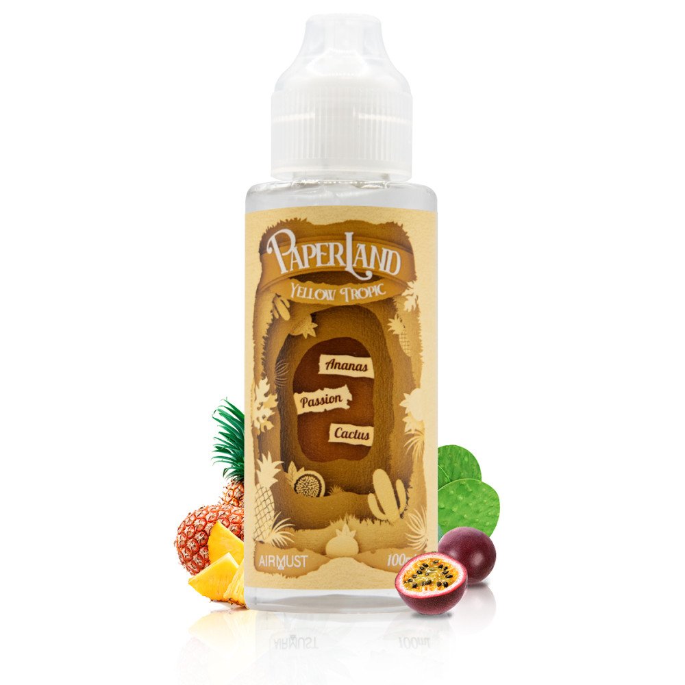 E-liquide Yellow Tropic 100ml Paperland - Airmust