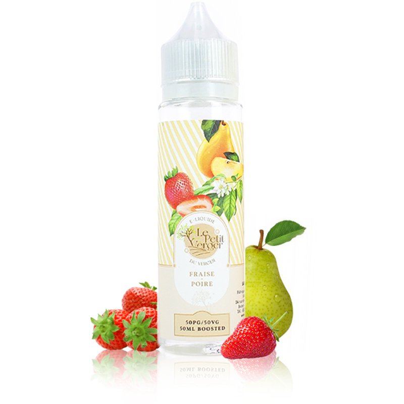E-liquide Fraise Poire 50ml Le Petit Verger - Savourea