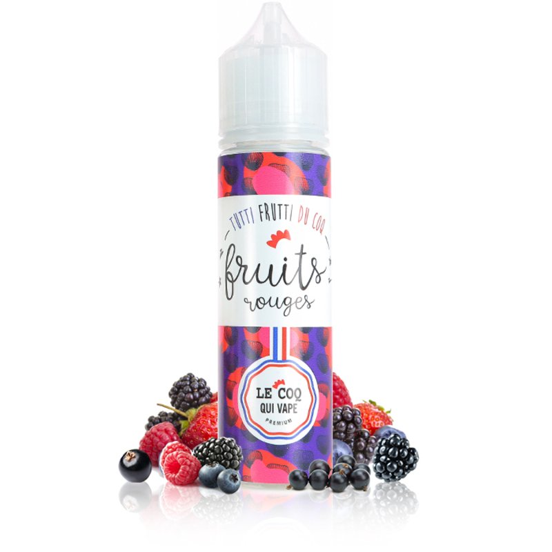 E-liquide Fruits Rouges 50ml Tutti Frutti - Le Coq Qui Vape