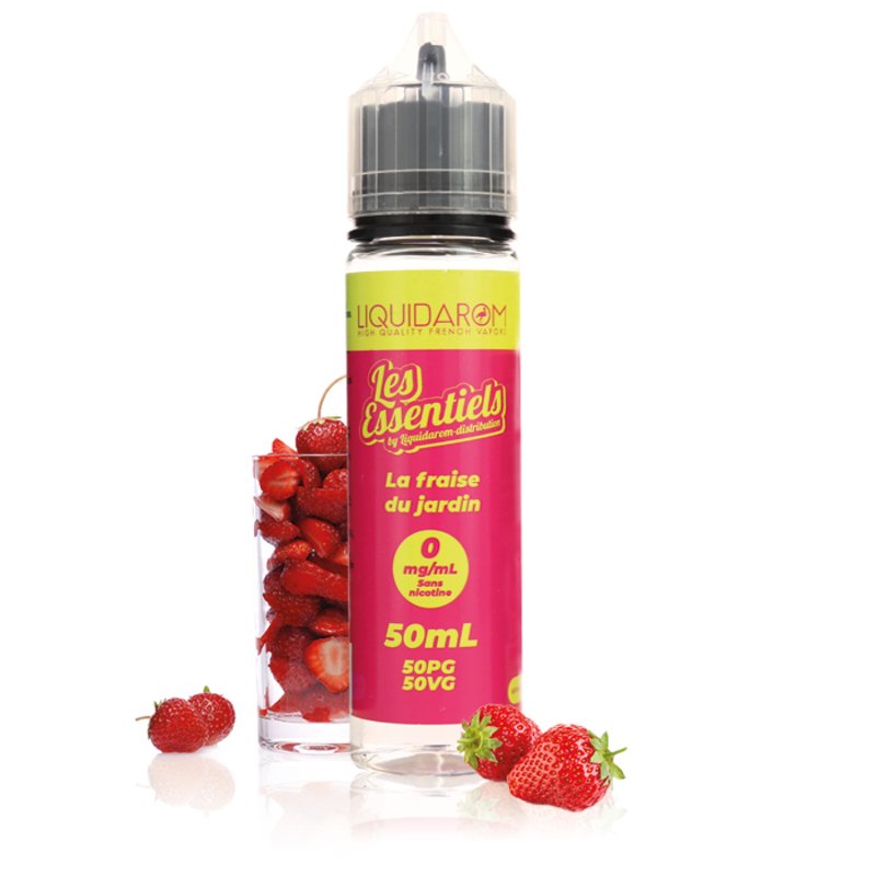 E-liquide La Fraise du Jardin 50ml Les Essentiels - LiquidArom