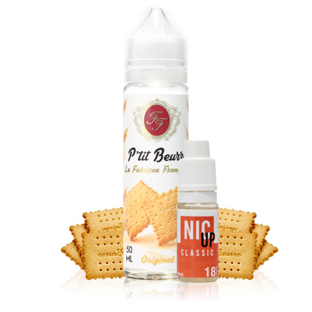 E-liquide Le P'tit Beurre 50ml - La Fabrique Française
