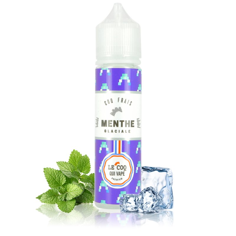 E-liquide Menthe Glaciale 50ml Frais - Le Coq Qui Vape