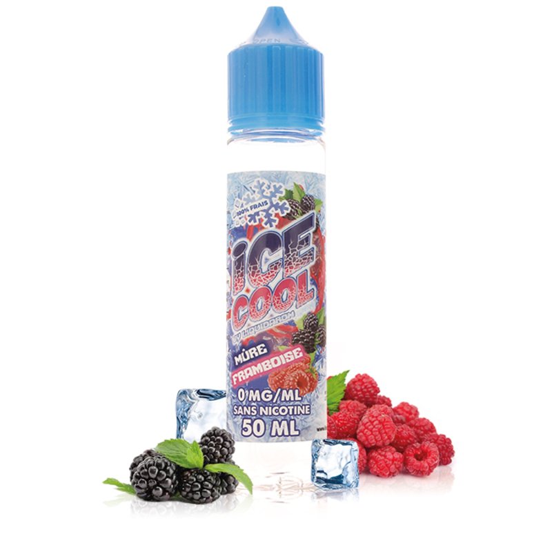 E-liquide Mûre Framboise 50ml Ice Cool - LiquidArom