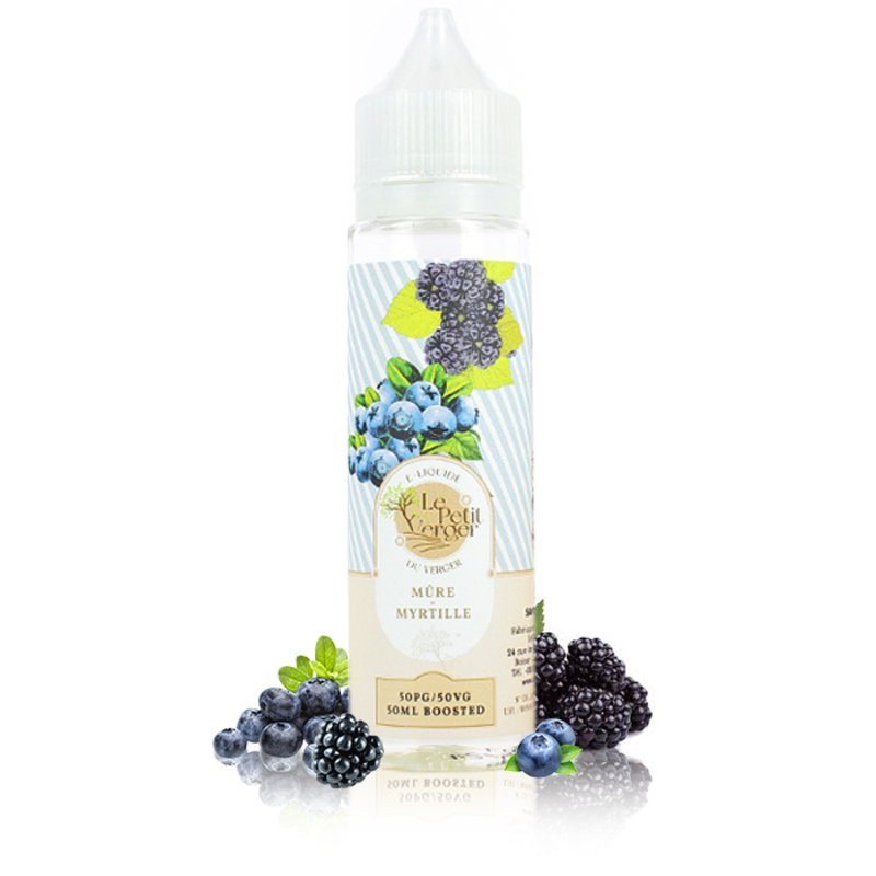 E-liquide Mûre Myrtille 50ml Le Petit Verger - Savourea