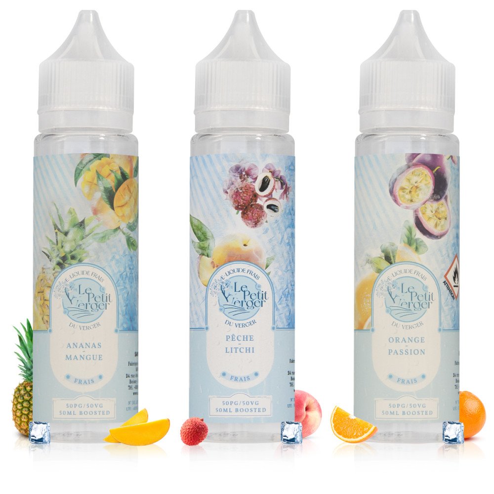 Pack Fruits Exotiques Frais 3x50ml Le Petit Verger - Savourea