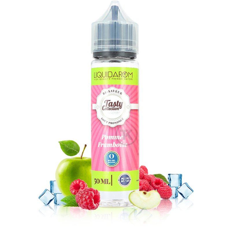 E-liquide Pomme Framboise 50ml Tasty Collection - LiquidArom