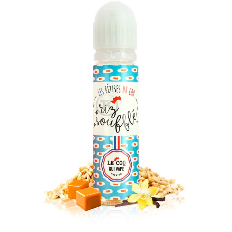 E-liquide Riz Soufflé 50ml Les Bêtises - Le Coq Qui Vape