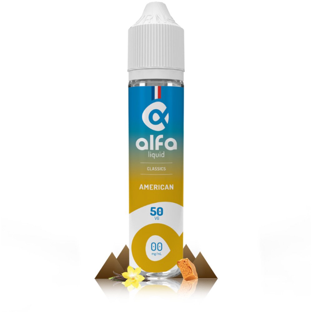 E-liquide Classics American 50ml - Alfaliquid