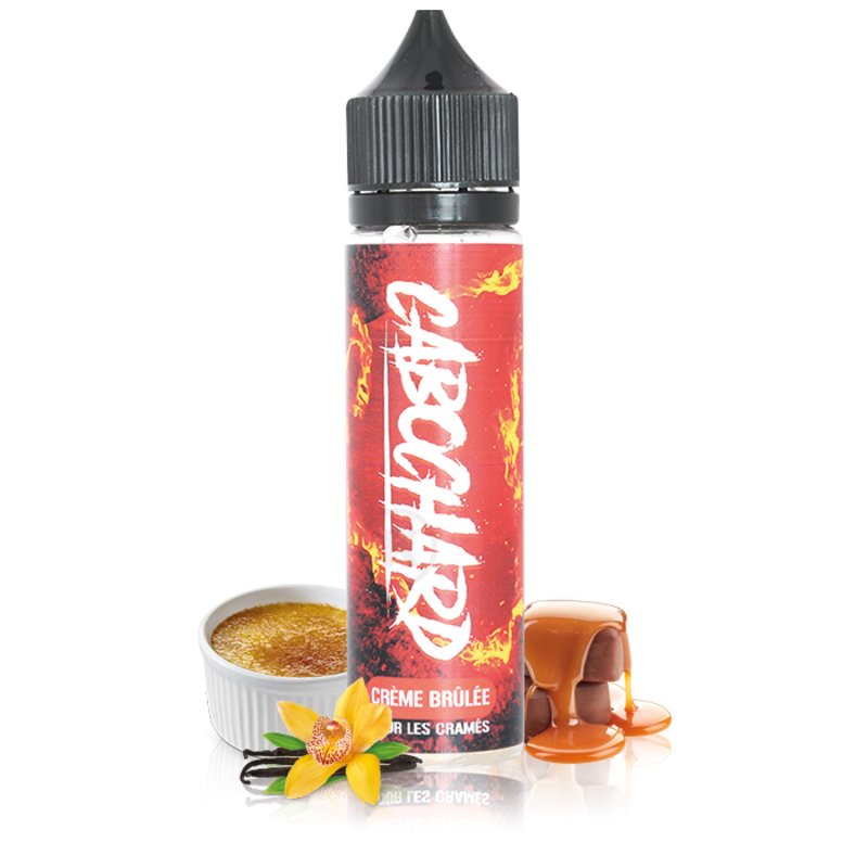 E-liquide Crème Brûlée pour les Cramés 50ml - Cabochard
