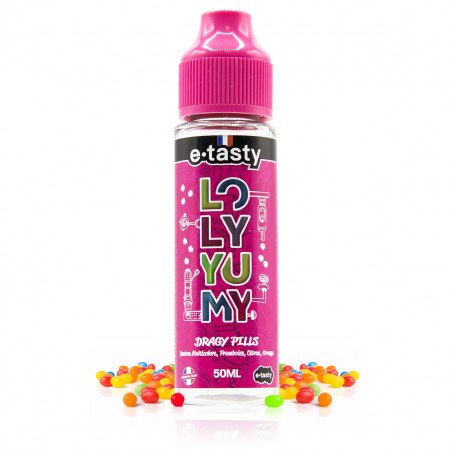 E-liquide Dragy Pills 50ml Loly Yumy - E.Tasty