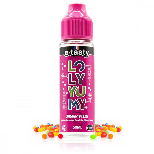E-liquide Dragy Pills 50ml Loly Yumy - E.Tasty