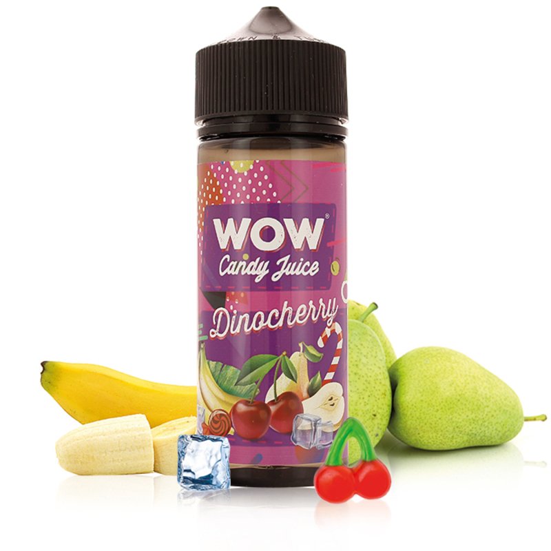 E-liquide Dinocherry 100ml Wow Candy Juice - Made In Vape