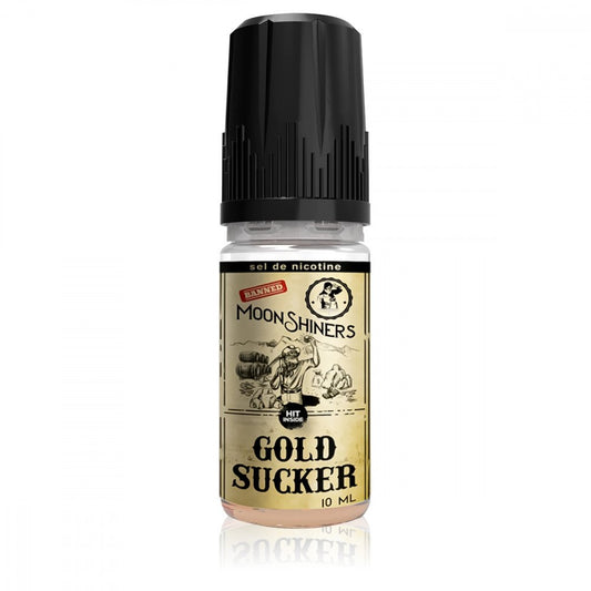E-liquide Gold Sucker Sel de Nicotine MoonShiners - Le French Liquide