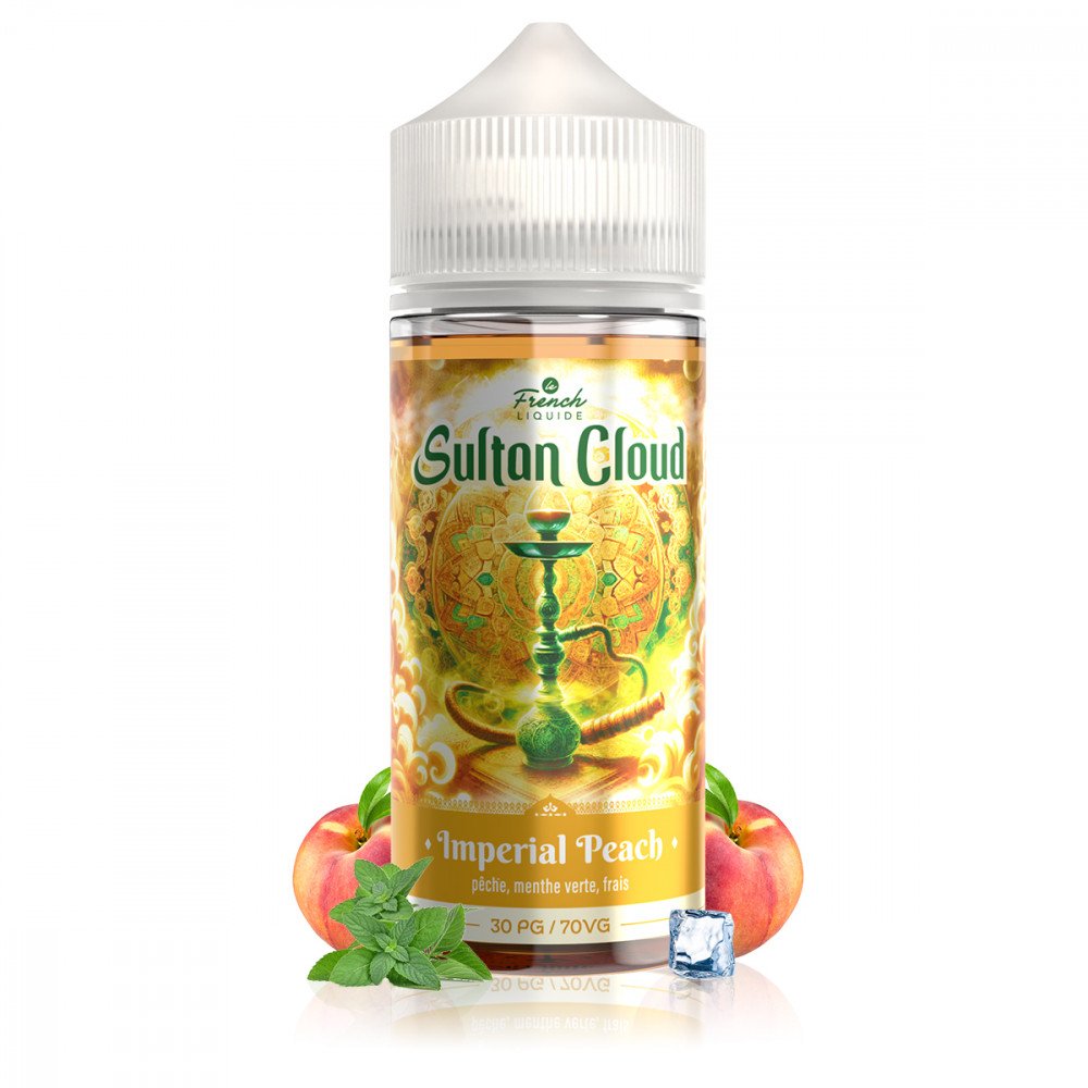 E-liquide Imperial Peach 100ml Sultan Cloud - Le French Liquide