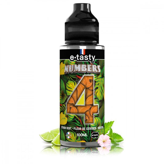 E-liquide 4 Numbers 100ml - E.Tasty