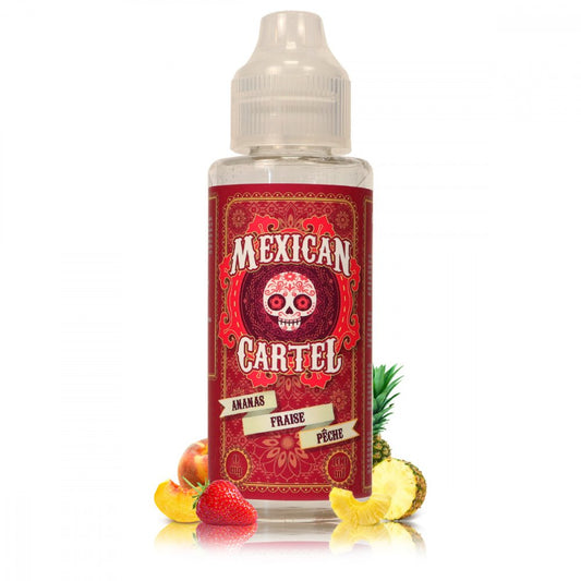 E-liquide Ananas Fraise Pêche 100ml - Mexican Cartel