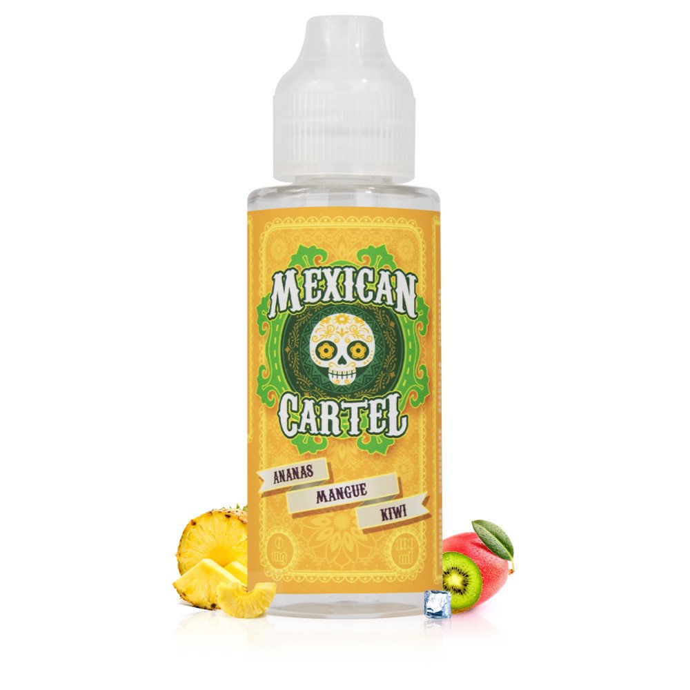 E-liquide Ananas Mangue Kiwi 100ml - Mexican Cartel