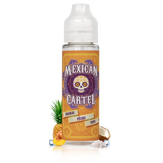 E-liquide Ananas Pêche Coco 50ml - Mexican Cartel