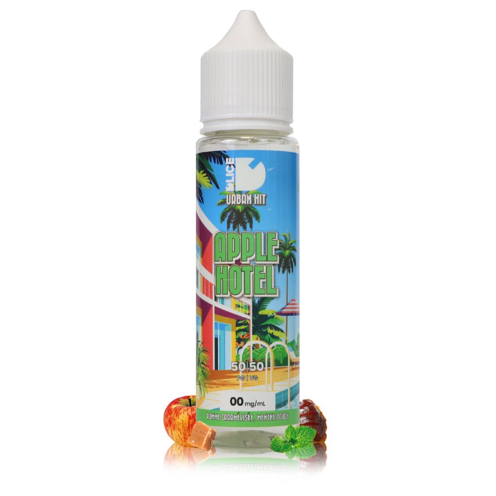 E-liquide Apple Hotel 50ml Urban Hit - Dlice