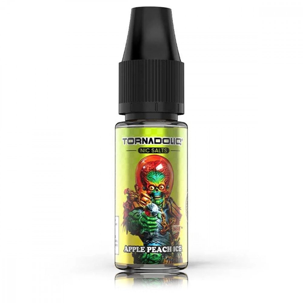E-liquide Apple Peach Ice 10ml Sel de Nicotine - Tornado